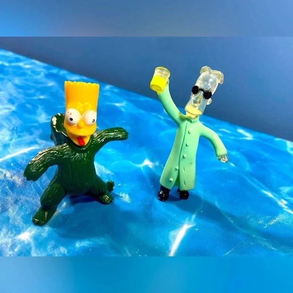 Burger King -  Simpsons Treehouse of Horrors - Bartzilla & Frink - 🎃🫥🦎 - Picture 1 of 4